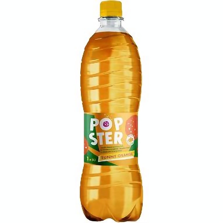 Напій соковмісний Popster Sunny Orange сильногазований 500 мл (925479) - фото 1