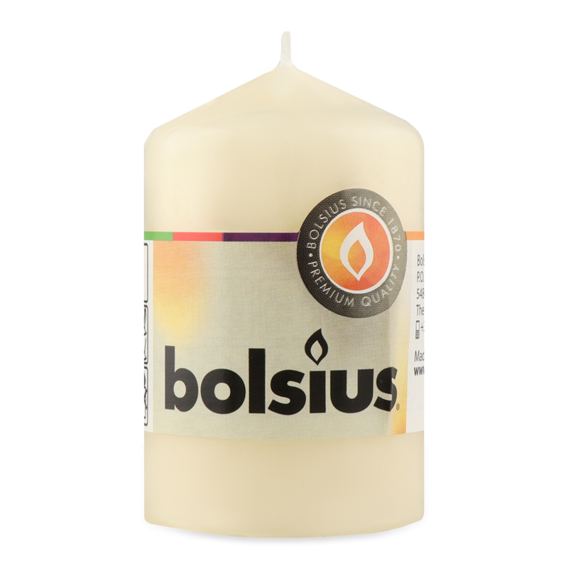 Свічка Bolsius, 8х5 см, бежевий (835176) - фото 1