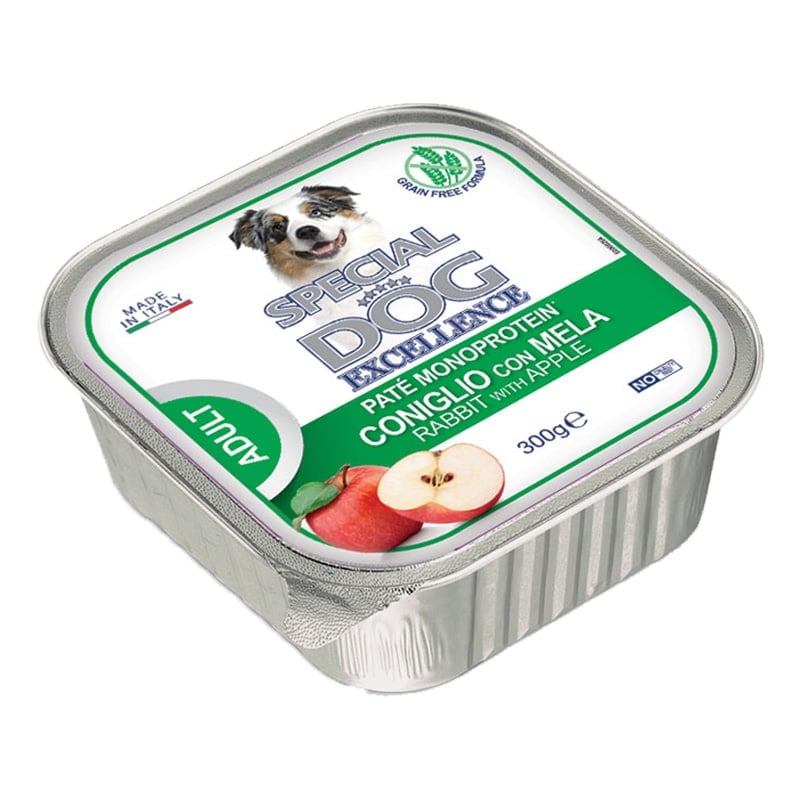 Вологий корм для собак Monge SDE Dog Fruit, монопротеїн, кролик з яблуками, 150 г (70060271) - фото 1