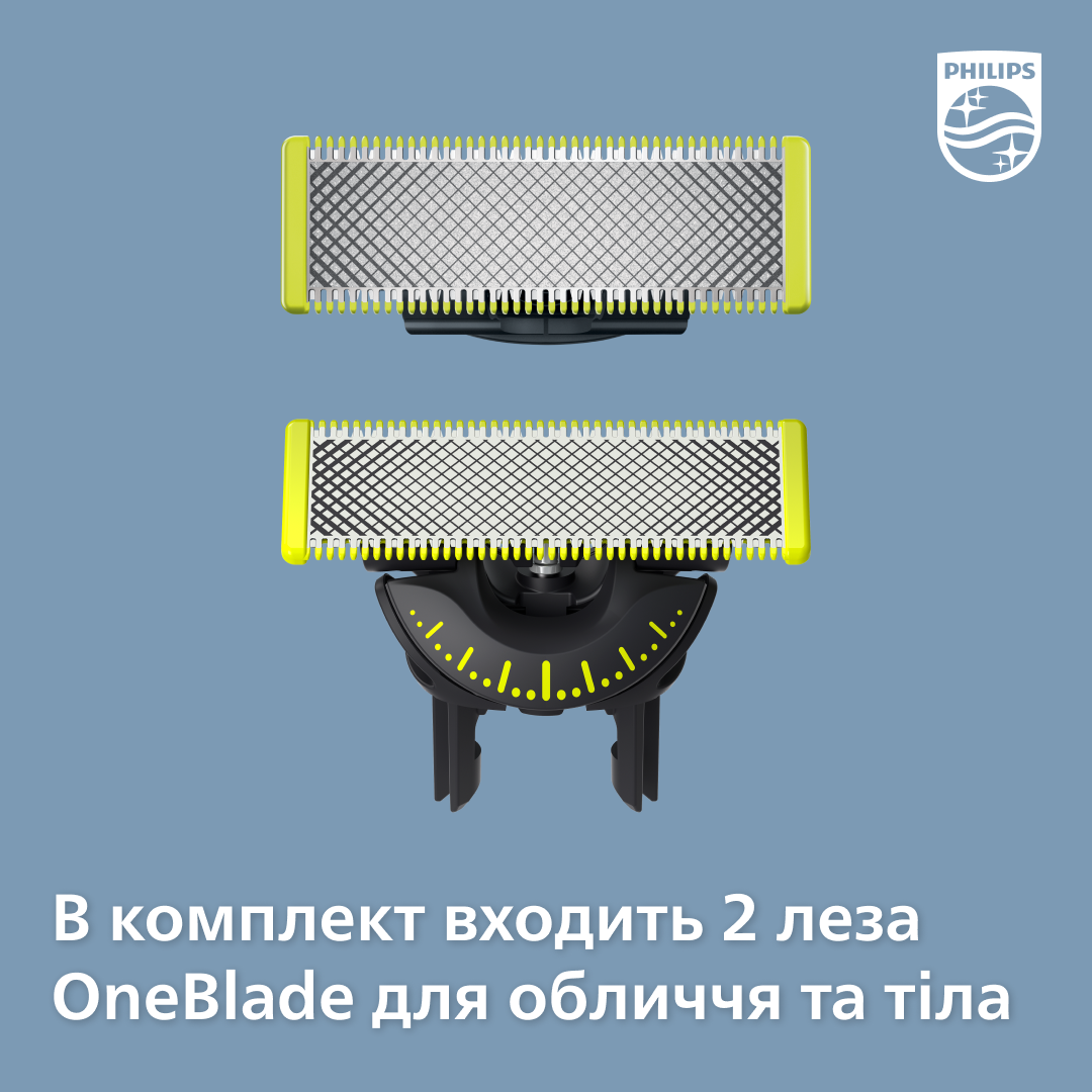 Электробритва Philips OneBlade 360, лица и тела (QP2830/20) - фото 5