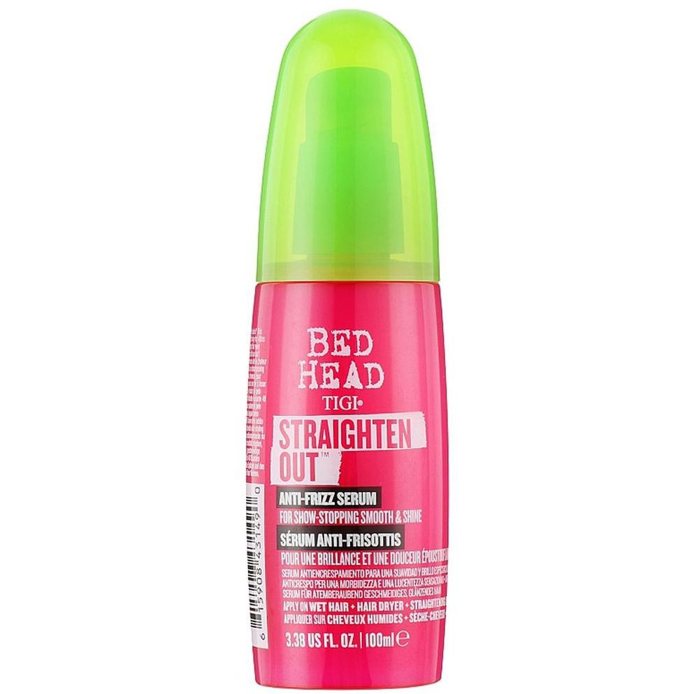 Сыворотка для выпрямления волос Tigi Bed Head Straighten Out Anti Frizz Serum 100 мл - фото 1