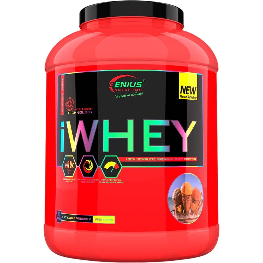 Протеїн Genius Nutrition iWhey Vanilla Ice Cream 2 кг - фото 1