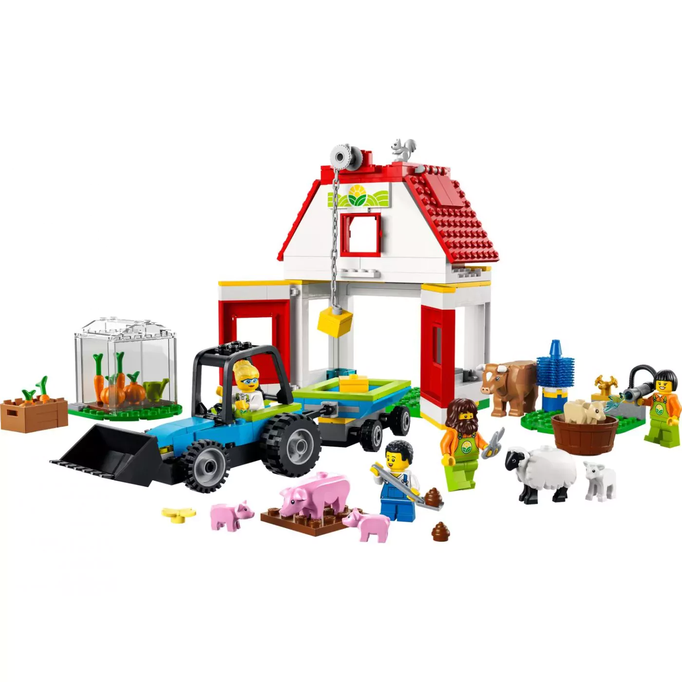 Конструктор LEGO City Тварини на фермі та у хліві, 230 деталей (60346) - фото 3