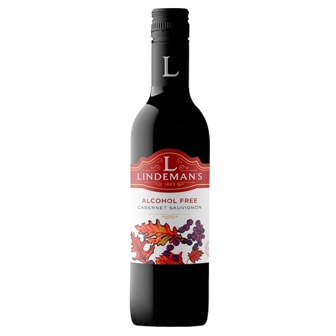 Вино Lindeman's Cabernet Sauvignon, безалкогольне, червоне, напівсолодке, 0,375 л - фото 1