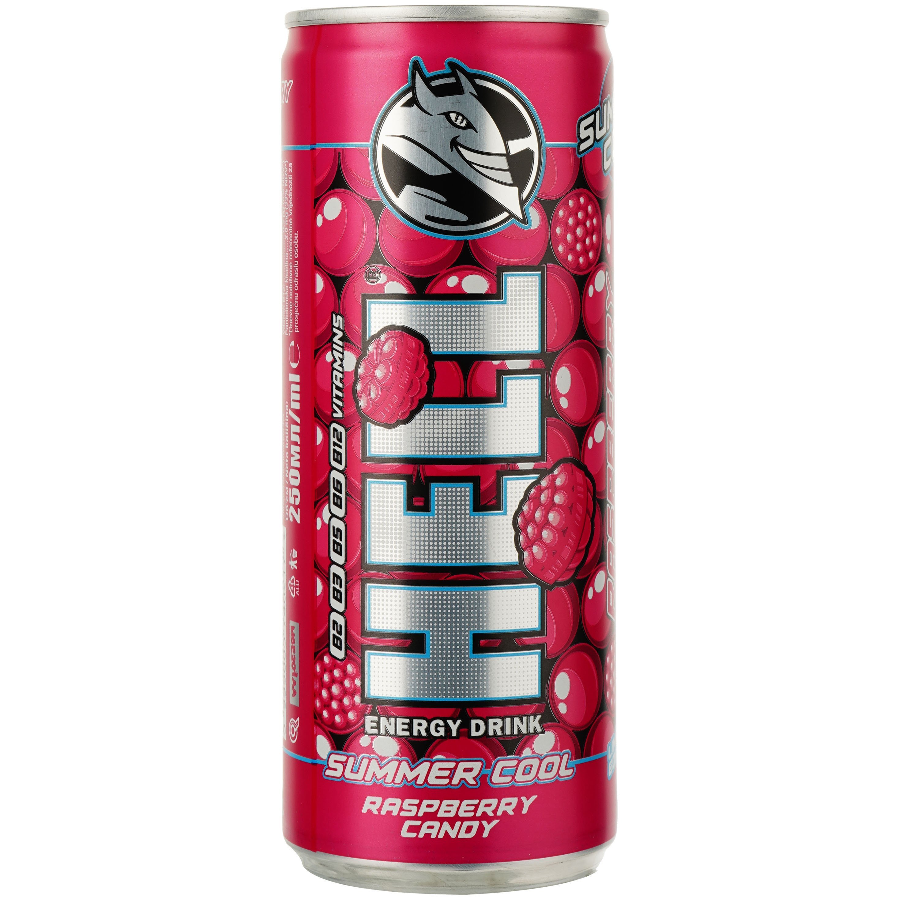 Энергетический безалкогольный напиток Hell Summer Cool Raspberry Candy 250 мл - фото 1
