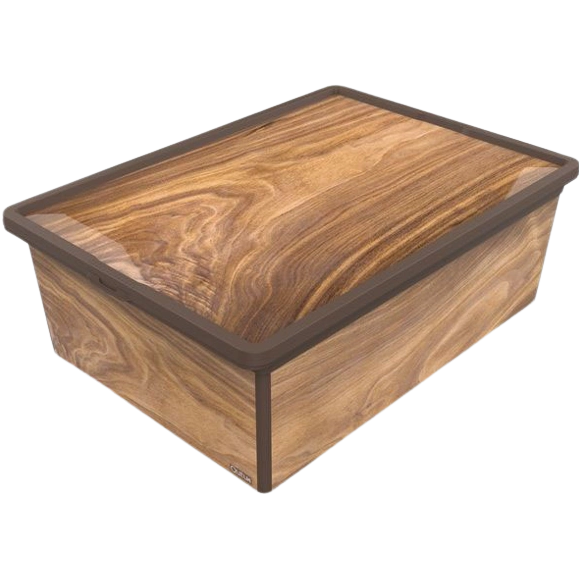 Коробка Qutu Trend Box Wood, 25 л (TREND BOX с/к WOOD 25л.) - фото 1