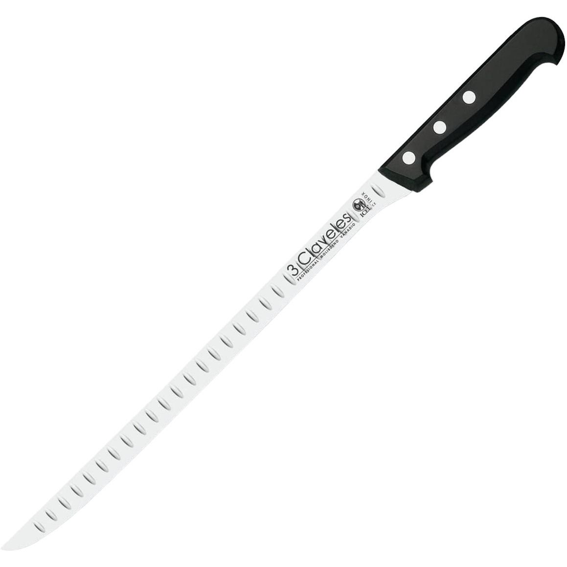 Нож для хамона 3 Claveles 300 мм Черный 000266800 - фото 1