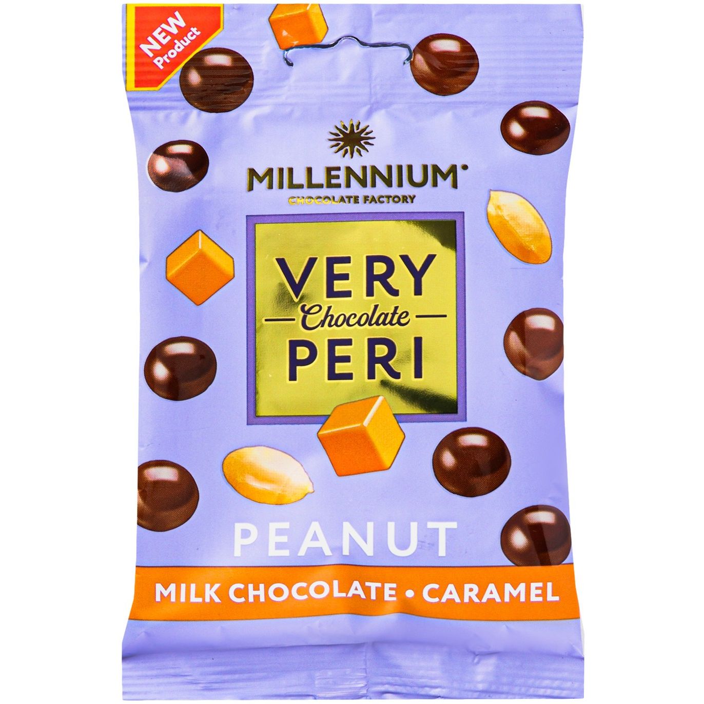 Драже Millennium Very Peri Peanut з солоною карамеллю 100 г (924026) - фото 1