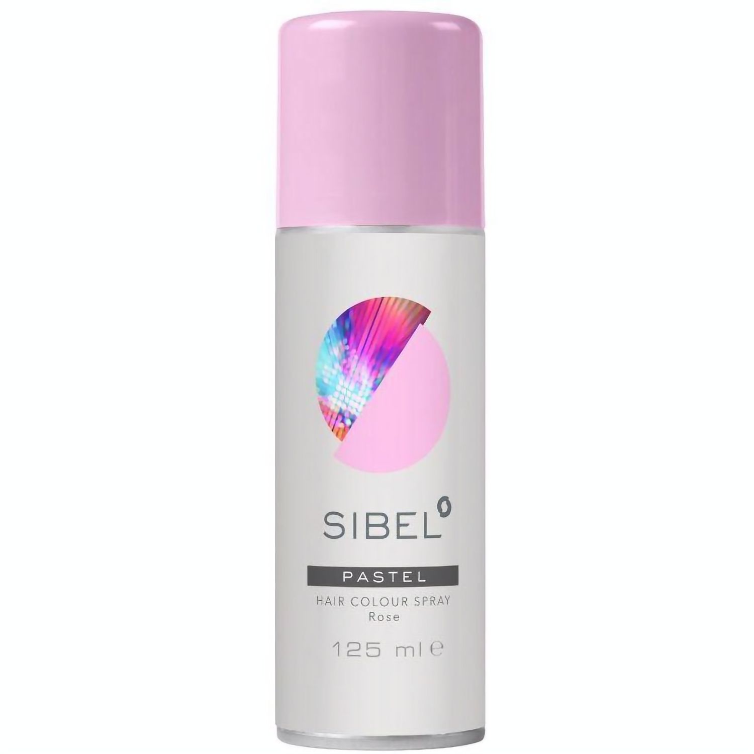 Спрей-фарба для волосся Sibel Pastel Hair Colour Spray Rose, пастельно-рожевий, 125 мл - фото 1