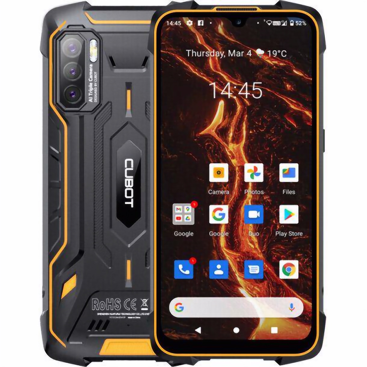 Смартфон Cubot KingKong 5 Pro 4/64 Gb Global Black-Orange - фото 1