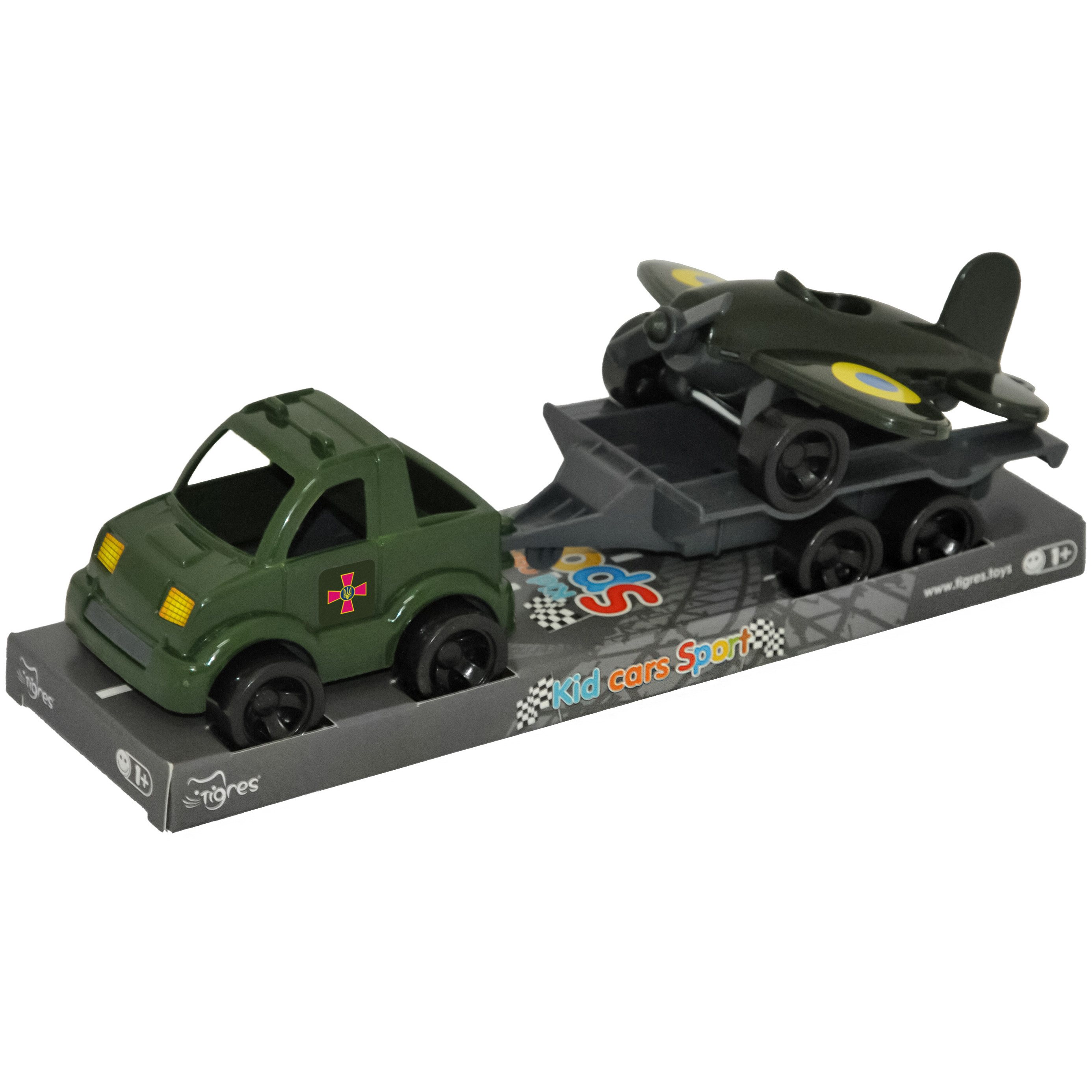 Игровой набор Tigres Kids Cars Military 3 шт. (39997) - фото 1