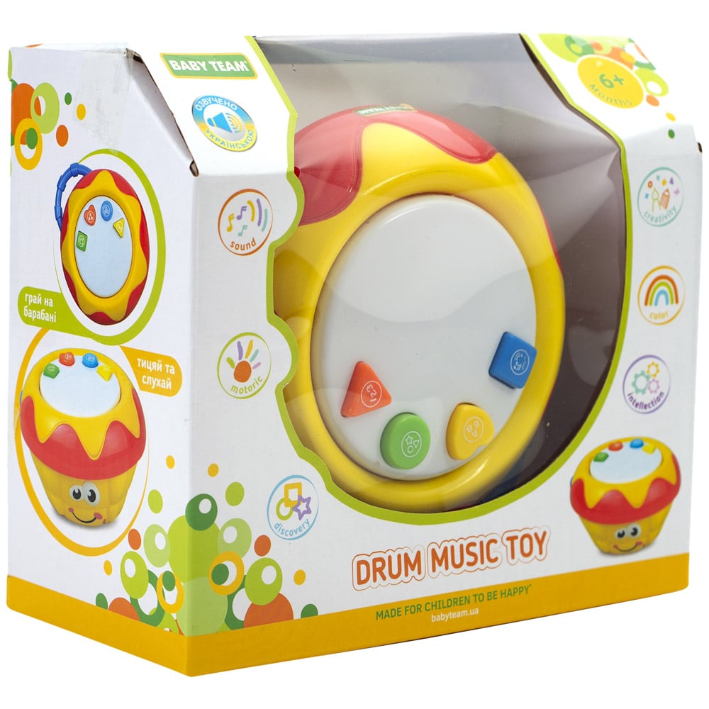 Іграшка музична Baby Team Барабан (8643) - фото 4