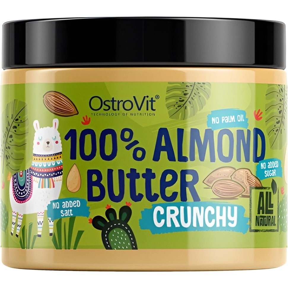 Миндальная паста OstroVit 100% Almond Butter crunchy 500 г - фото 1