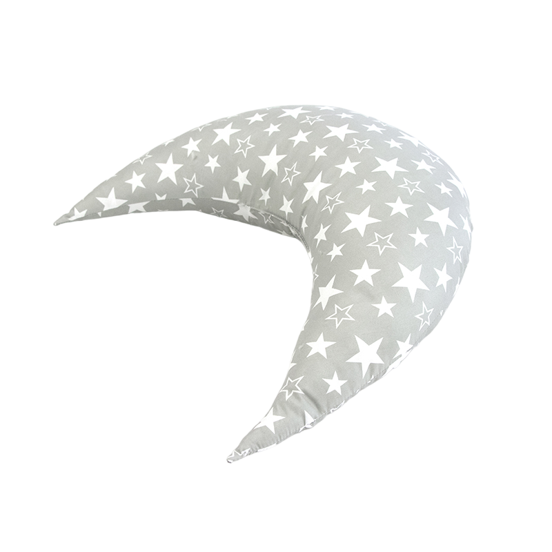 Подушка декоративна Руно Місяць, фігурна, 45х30 см, сіра (312.52_Місяць_Star) - фото 3