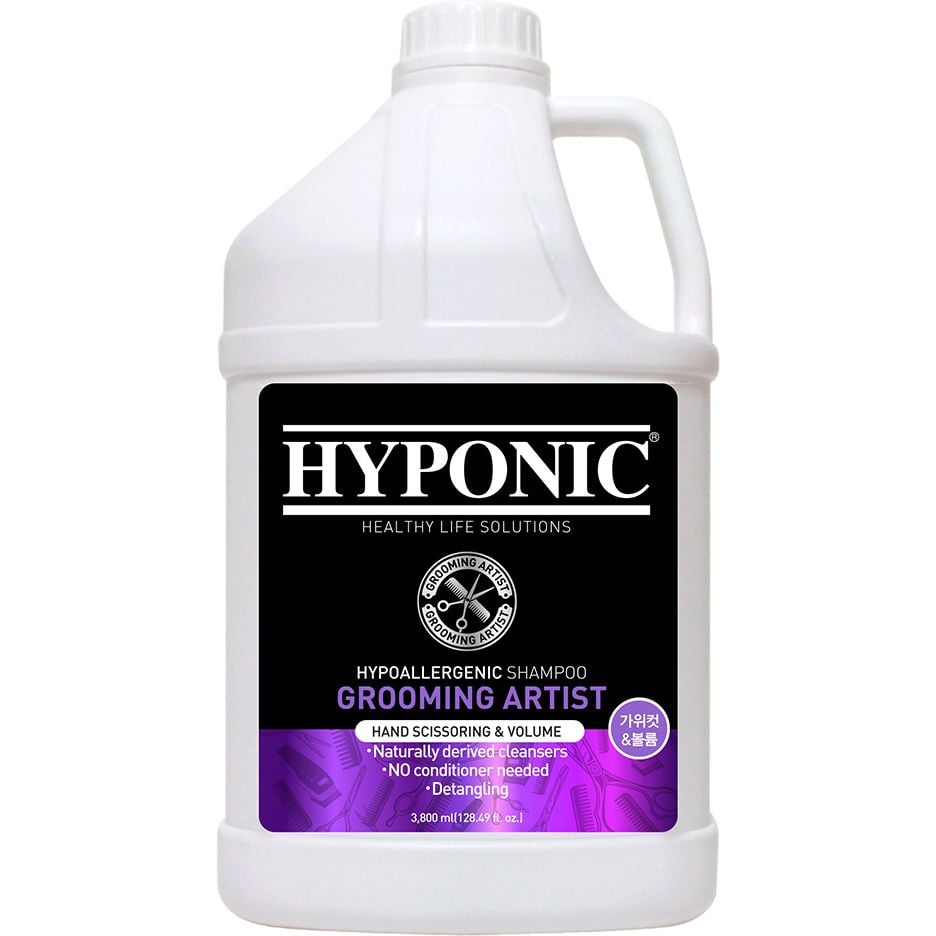 Шампунь для собак Hyponic Grooming Artist для ручной стрижки и объема 3.8 л - фото 1