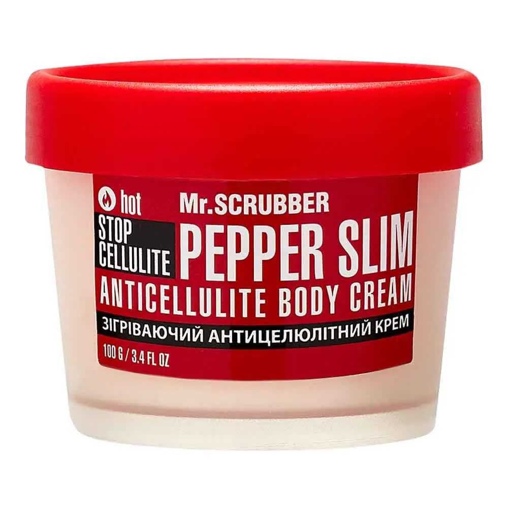 Согревающий антицеллюлитный крем для тела Mr.Scrubber Stop Cellulite Pepper Slim, 100 г - фото 1