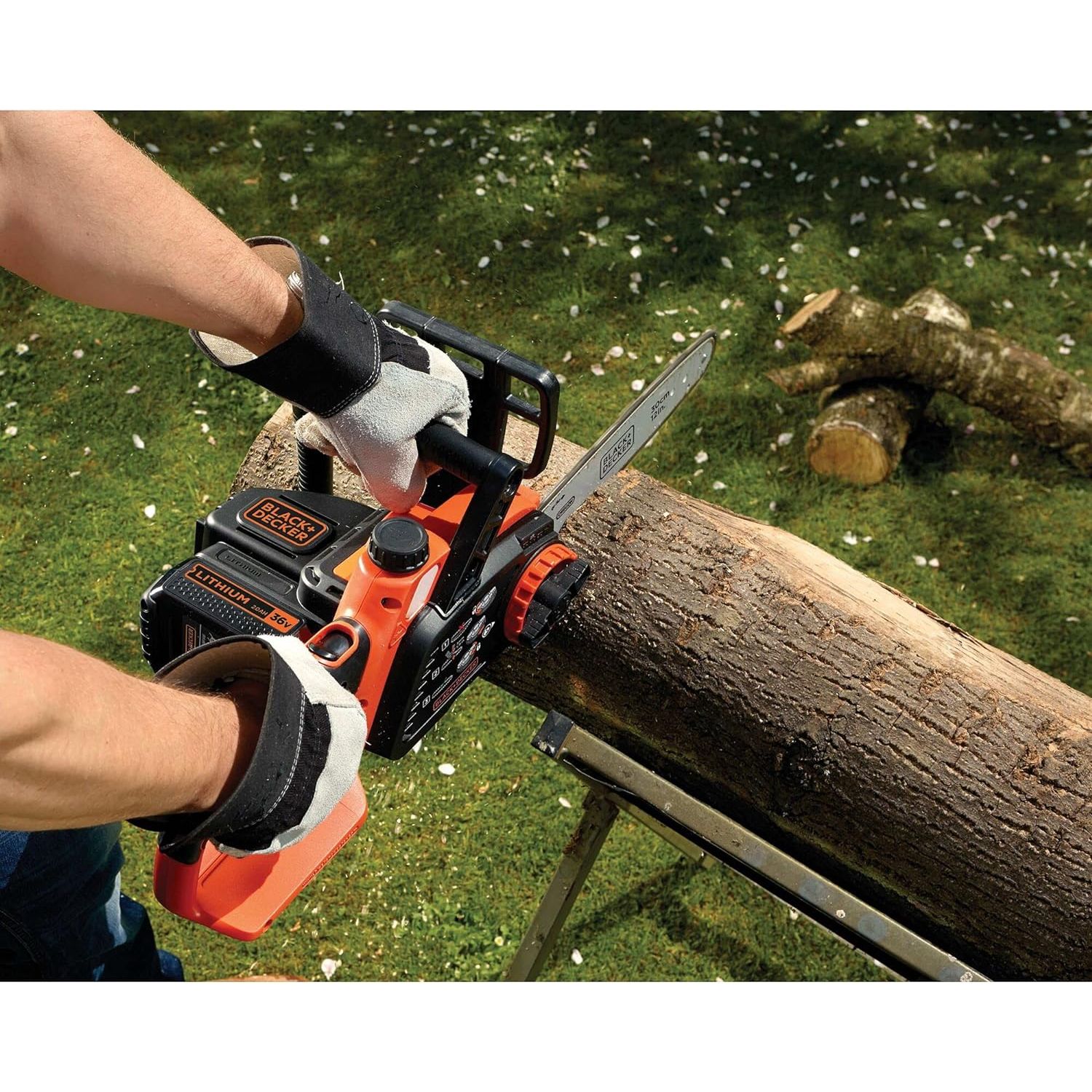 Пила цепная Black+Decker аккумуляторная (GKC3630L25-QW) - фото 7