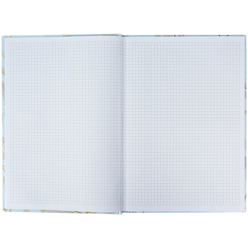 Книга записная Axent Waves A4 в клеточку 96 листов голубая (8422-560-A) - фото 3
