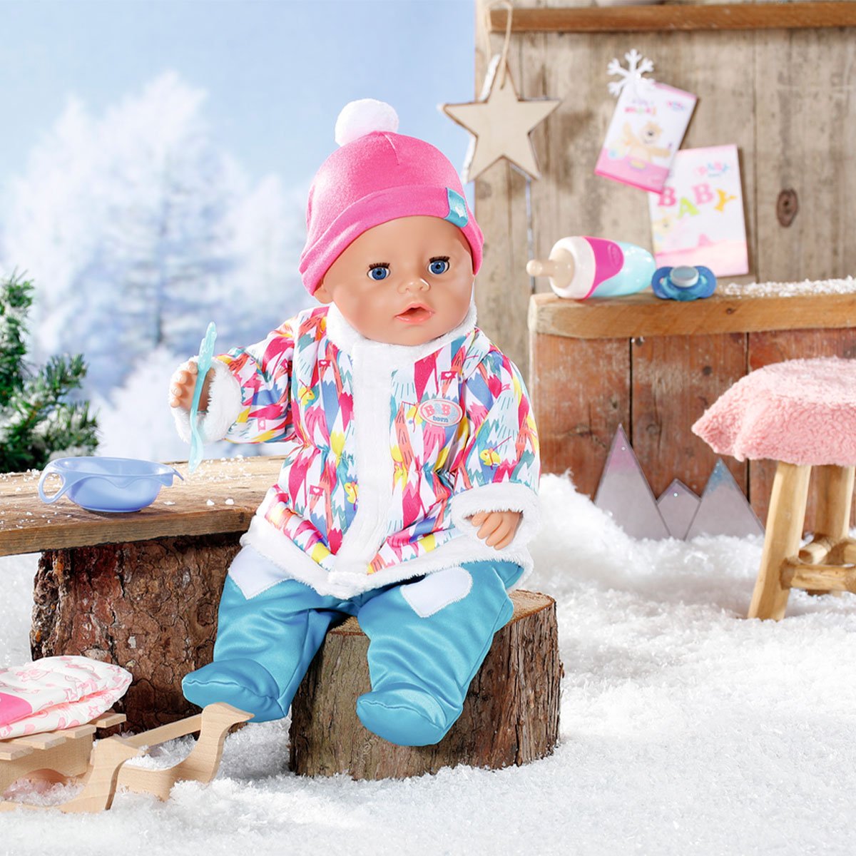 Лялька Baby Born Ніжні обійми Зимове малятко, з аксесуарами, 43 см (831281) - фото 4