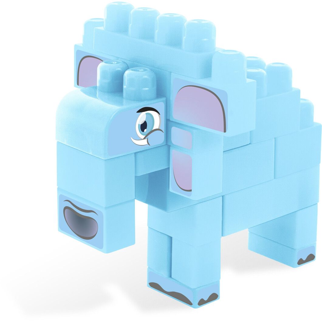 Конструктор Wader Baby Blocks Сафарі Слон, 23 елементів (41502) - фото 2