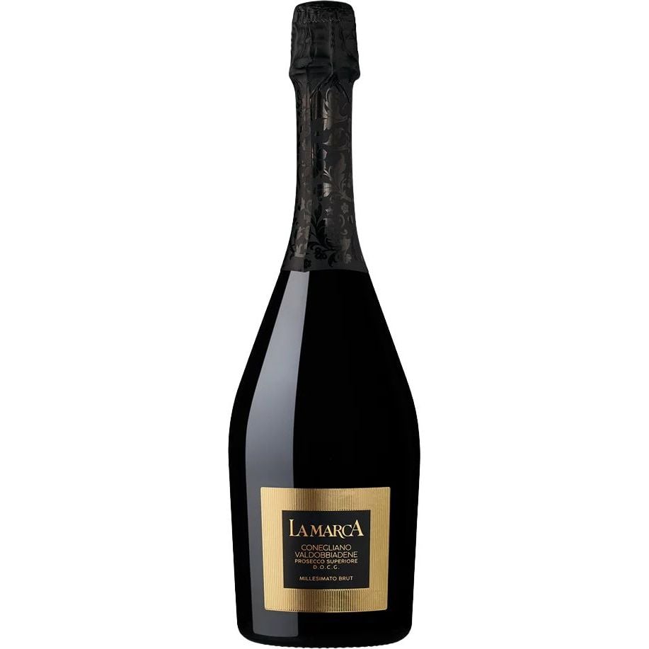 Вино игристое La Marca Prosecco Spumante DOCG Conegliano Valdobbiadene Millesimato 2022 Brut белое брют 0.75 л - фото 1