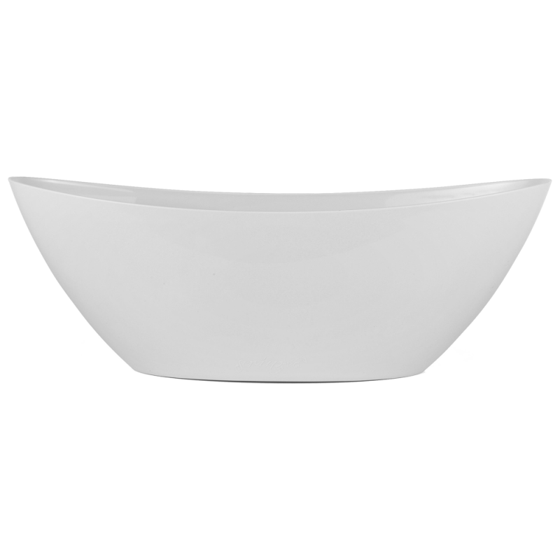 Горшок для цветов Serinova Kayak, 3.25 л, бело-серый (KY03-KirliBeyaz) - фото 1