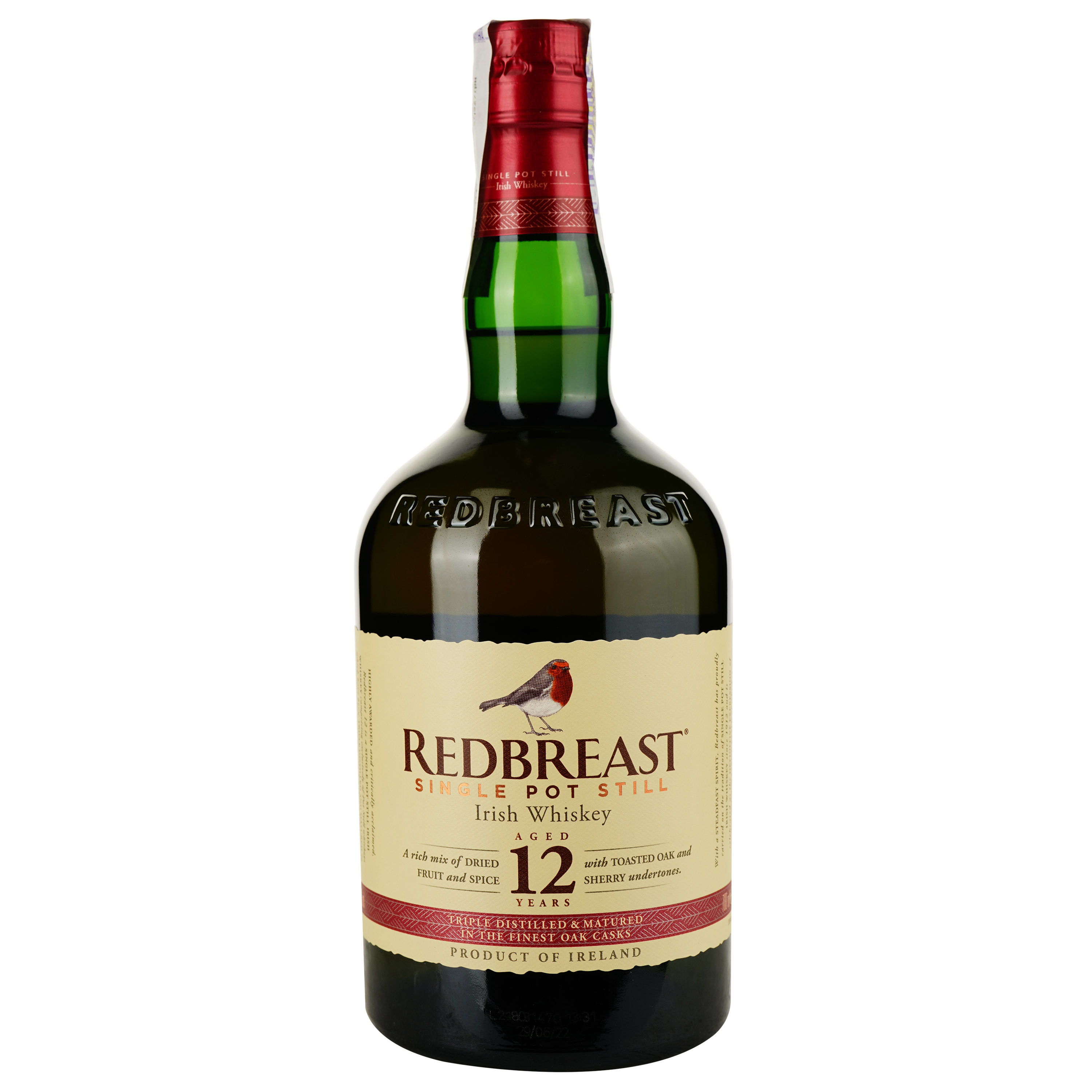Виски Redbreast 12 yo Single Pot Still Irish Whiskey, 40%, 0,7 л (699627) - фото 2