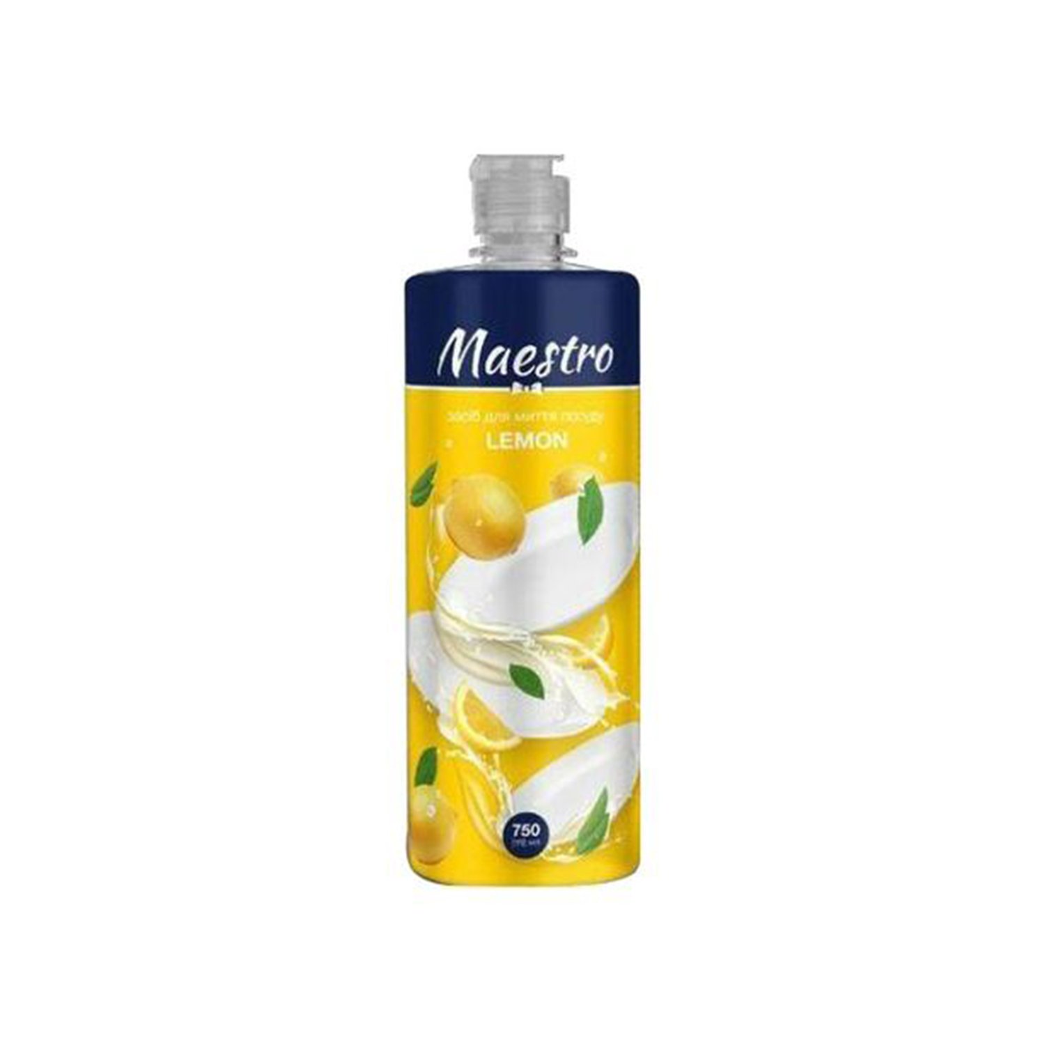 Средство для мытья посуды Maestro Lemon, 750 мл - фото 1