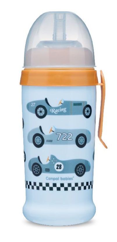 Пляшка для води та напоїв Canpol babies Racing, 350 мл (56/516_blul) - фото 1