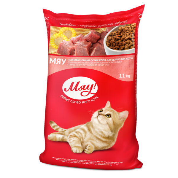 Сухий корм для котів Мяу Карась,11 кг (B1241201) - фото 1