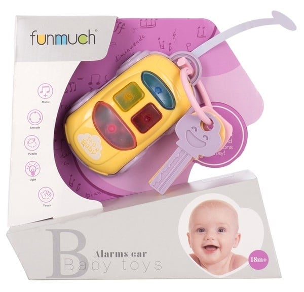 Музична іграшка Funmuch Ключі з машинкою зі світловими ефектами (FM777-13) - фото 3