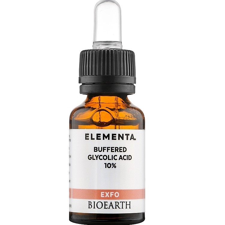 Сыворотка для лица Bioearth Elementa Exfo Buffered Glycolic Acid 10% 15 мл - фото 1