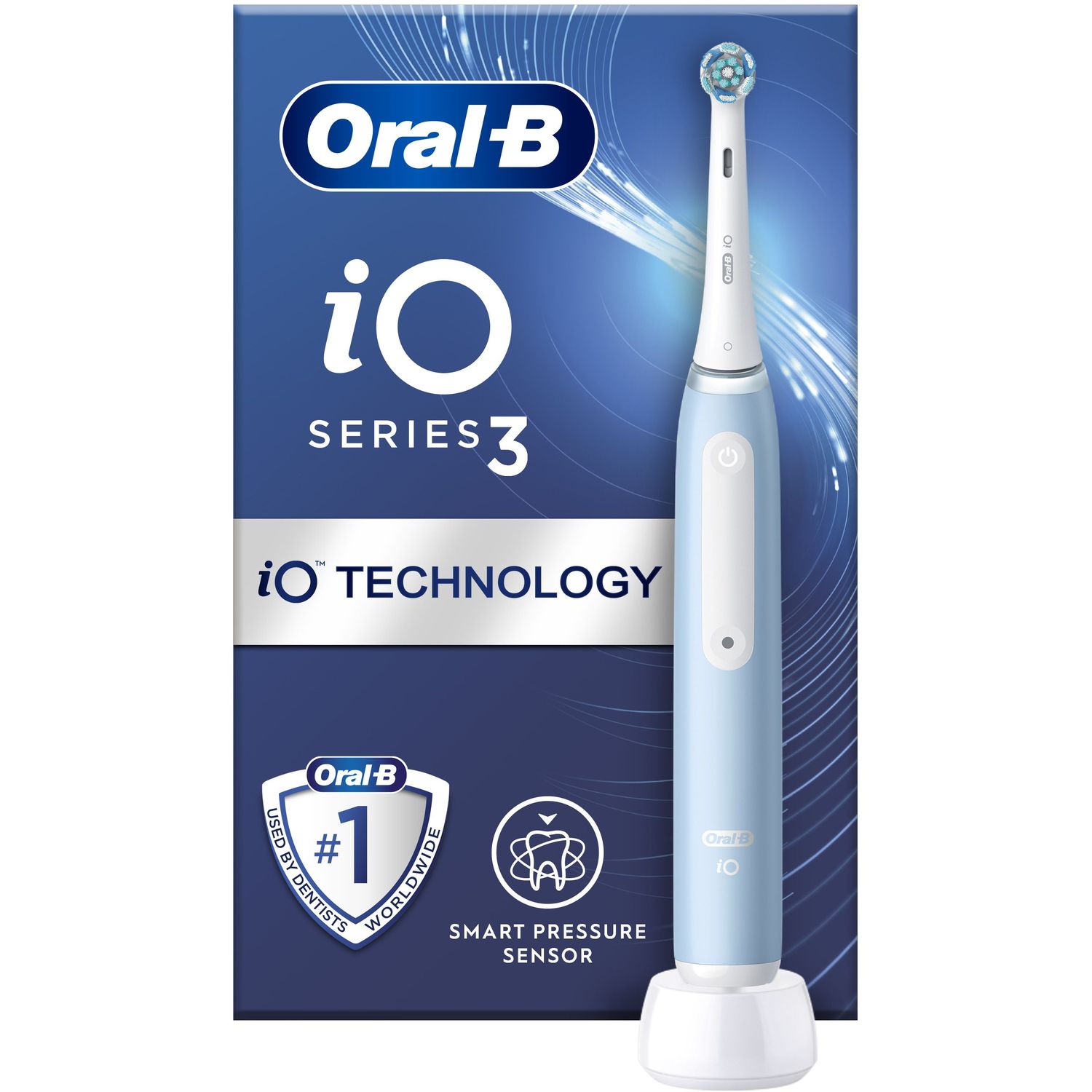 Электрическая зубная щетка Oral-B iO Series 3, голубой - фото 1