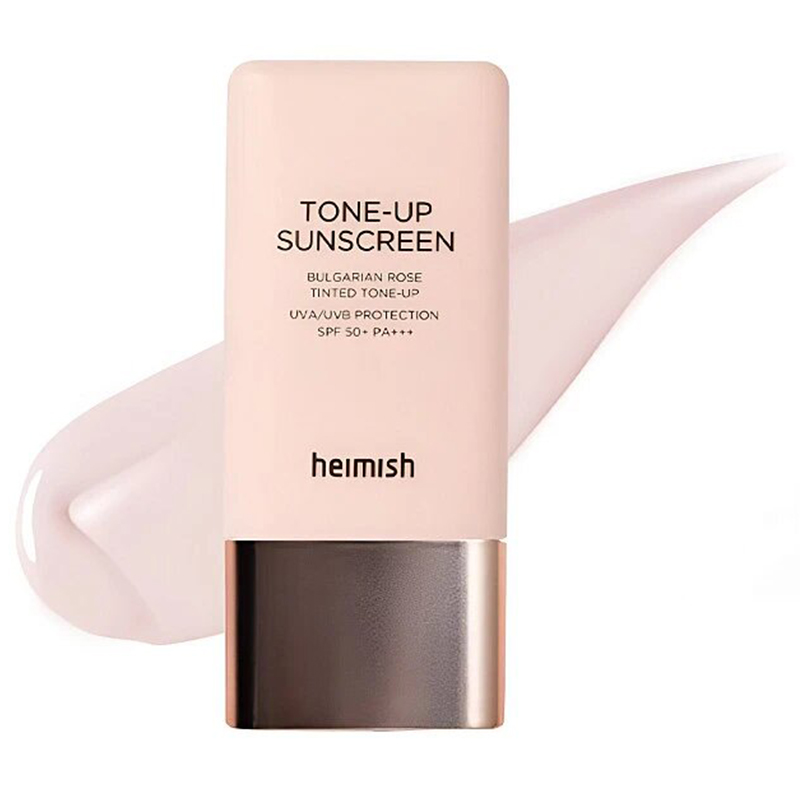 Тонирующий солнцезащитный крем для лица Heimish Bulgarian Rose Tone-up Sunscreen SPF 50+ PA+++ - 30 мл - фото 8