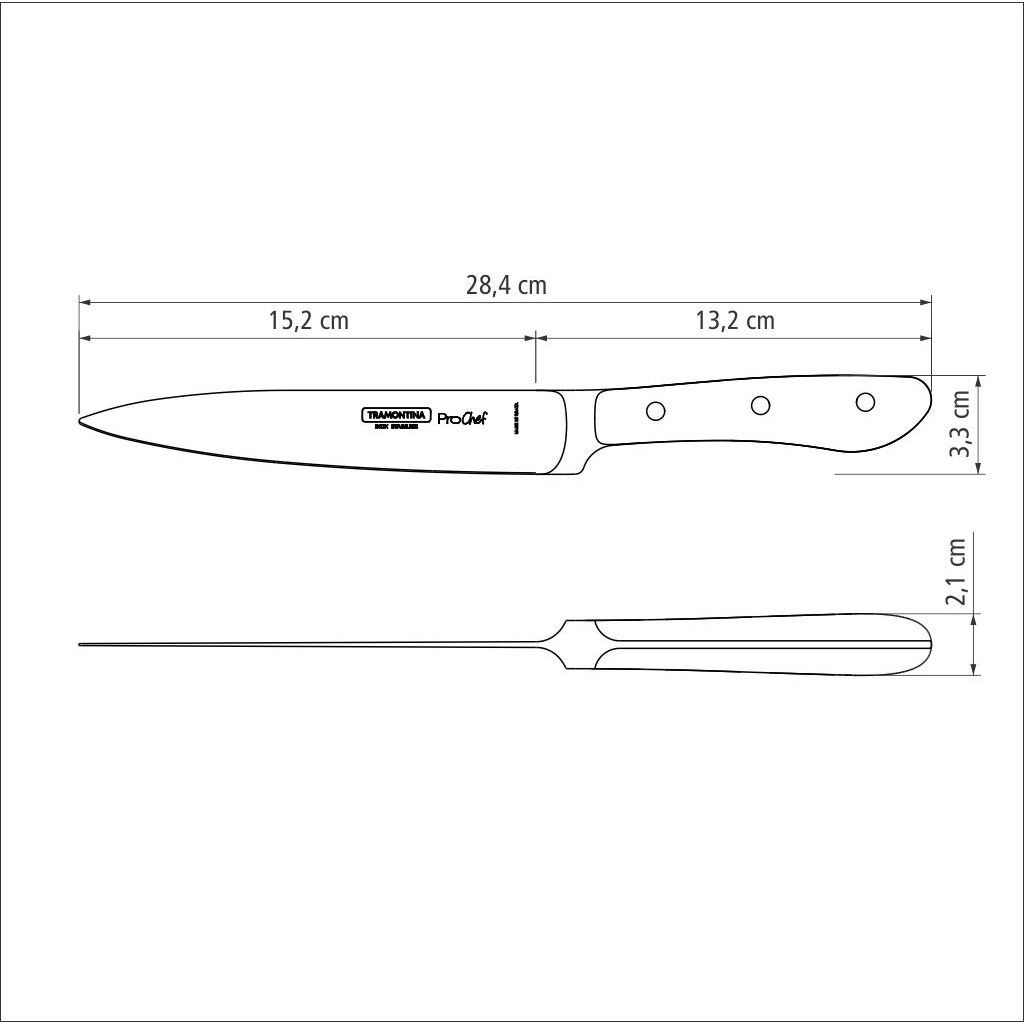 Ніж універсальний Tramontina ProChef 152 мм (24160/006) - фото 3