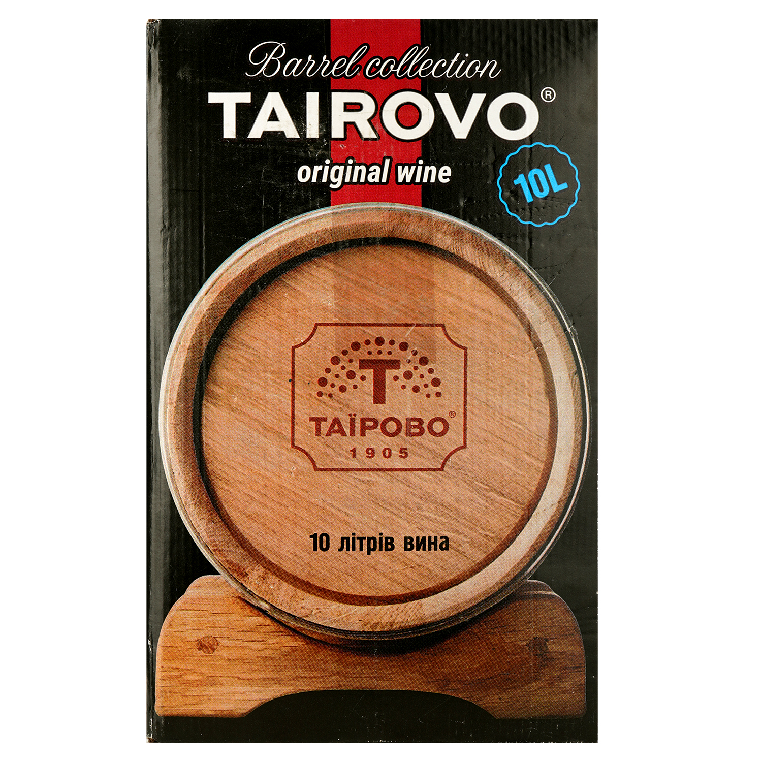 Вино Таировское Премиум Каберне красное сухое bag-in-box 10 л - фото 1