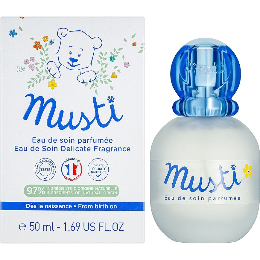 Парфюм для детей Mustela Eau De Soin Perfume bebé 50 мл - фото 1