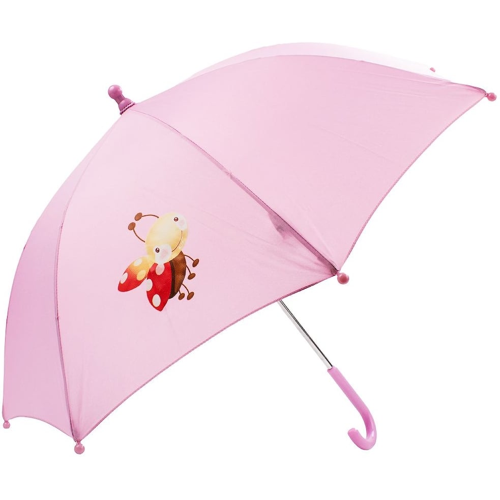 Дитяча парасолька-палиця напівавтомат Airton 71 см рожева - фото 1