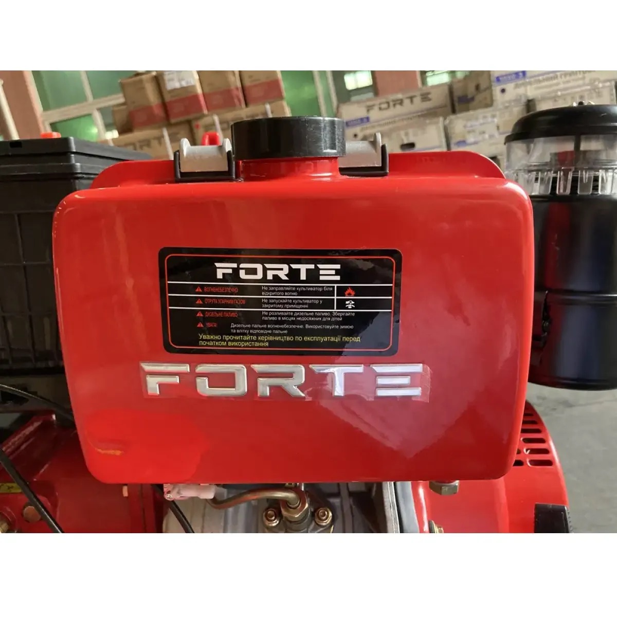 Культиватор дизельний Forte 1350E New колеса 12" (113390) - фото 6