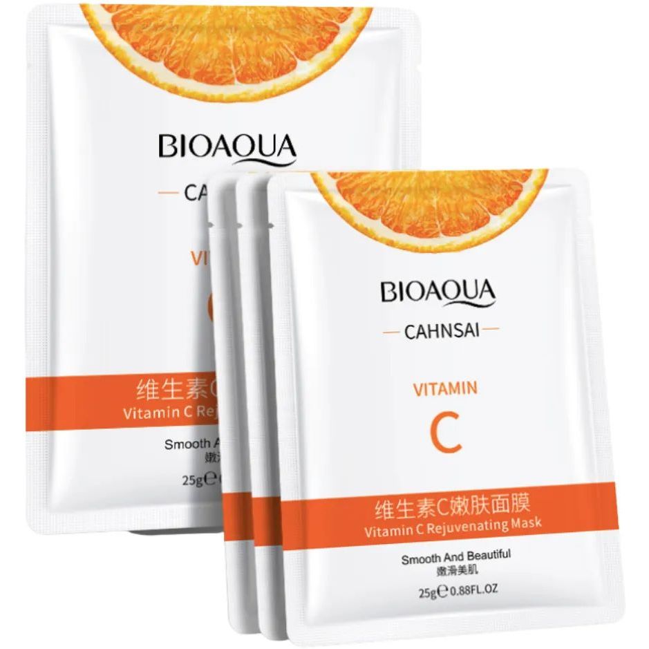 Маска для лица BioAqua Vitamin C, 25 г - фото 1