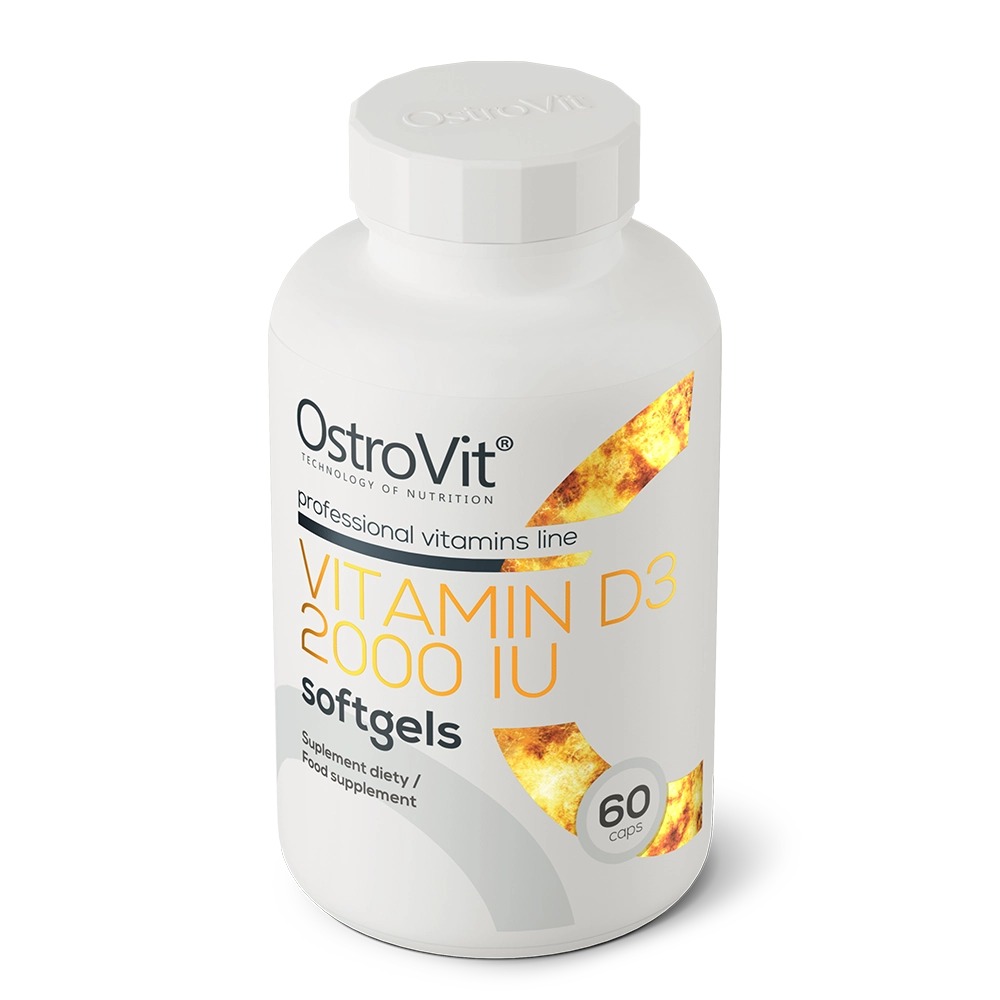 Витамин OstroVit Vitamin D3 2000 IU 60 капсул - фото 2