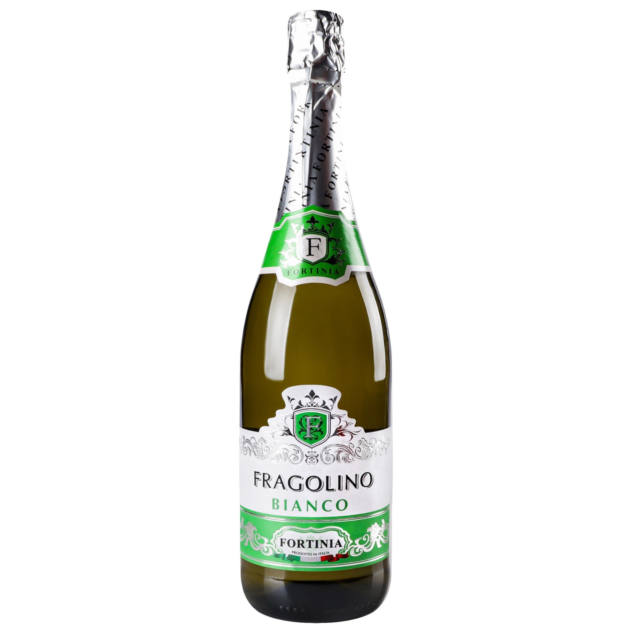 Напій винний Fortinia Fragolino Bianco, білий, напівсолодкий, 7%, 0,75 л (771455) - фото 1