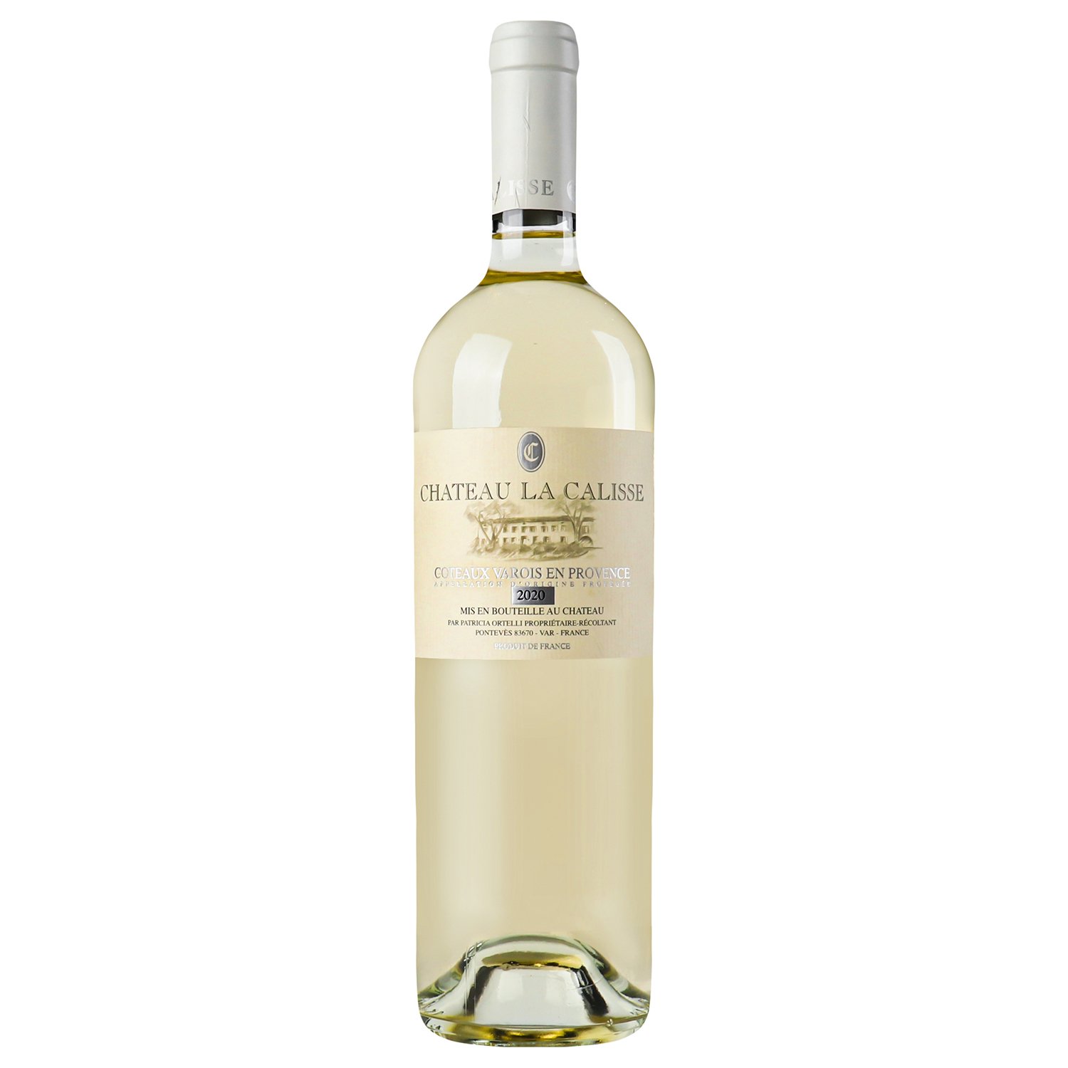Вино Chateau La Calisse Patricia Ortelli Blanc, 13,5%, 0,75 л (630985) - фото 1