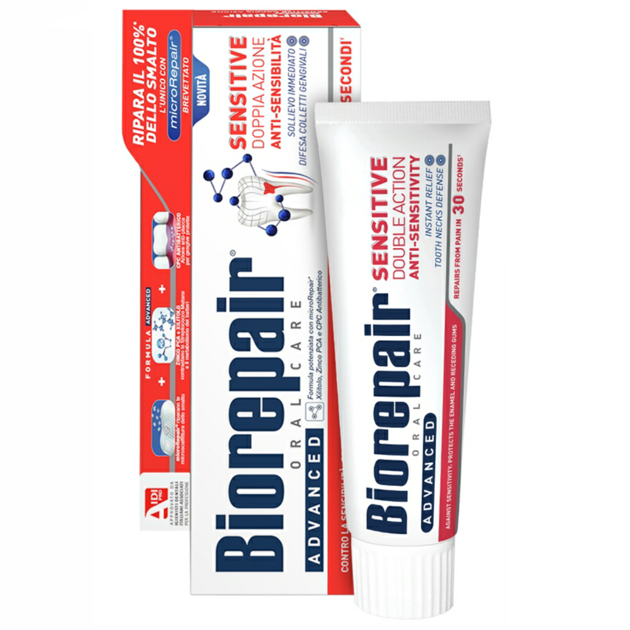 Зубна паста Biorepair Advanced Sensitive 75 мл - фото 1