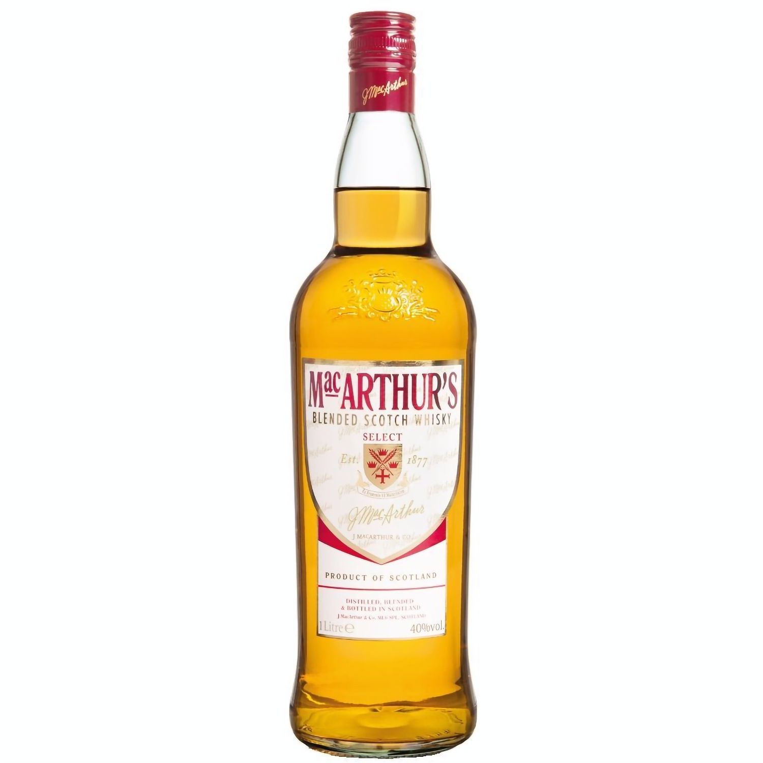 Виски MacArthurs Blended Scotch Whisky, 40%, 1 л - фото 1