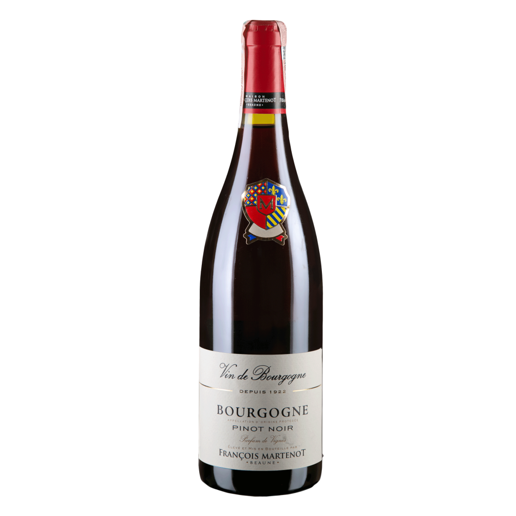 Вино Francois Martenot Bourgogne Pinot Noir Parfum de Vigne, красное, сухое, 12,5%, 0,75 л - фото 1