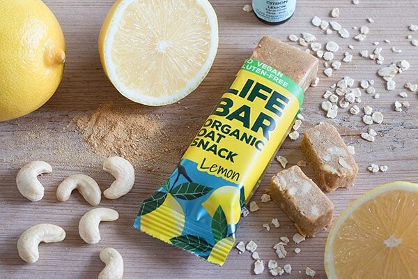 Батончик Lifefood Lifebar вівсяний Лимон органічний 40 г - фото 4