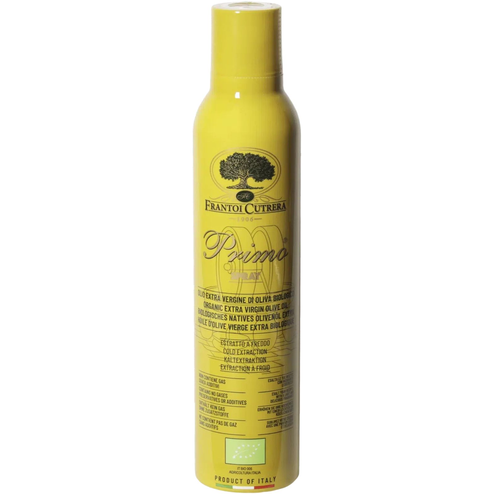 Масло оливковое Frantoi Cutrera Primo Extra Virgin органическое спрей 250 мл (943580) - фото 1