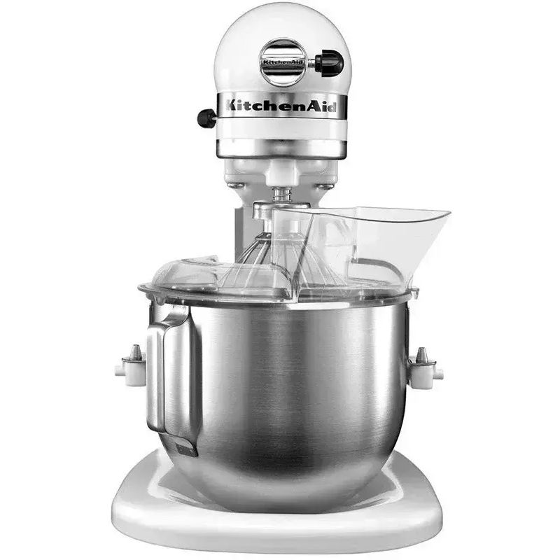 Планетарный миксер KitchenAid Heavy Duty 4.8 л белый (5KPM5EWH) - фото 3