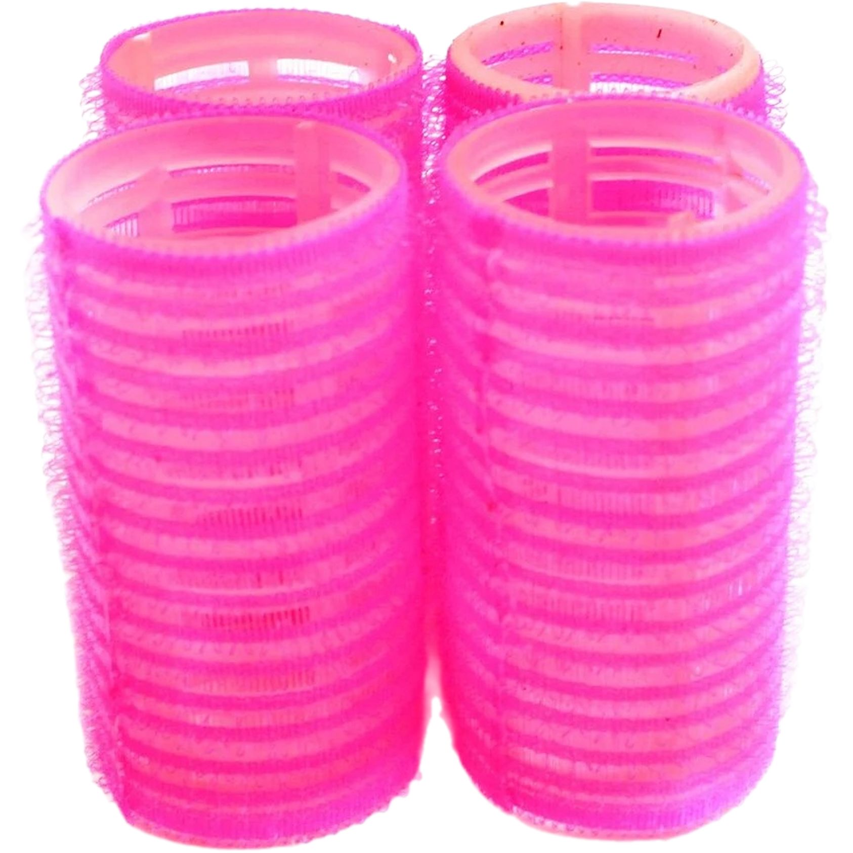 Бигуди-липучки SPL 31 мм рожеві 8 шт. - фото 1